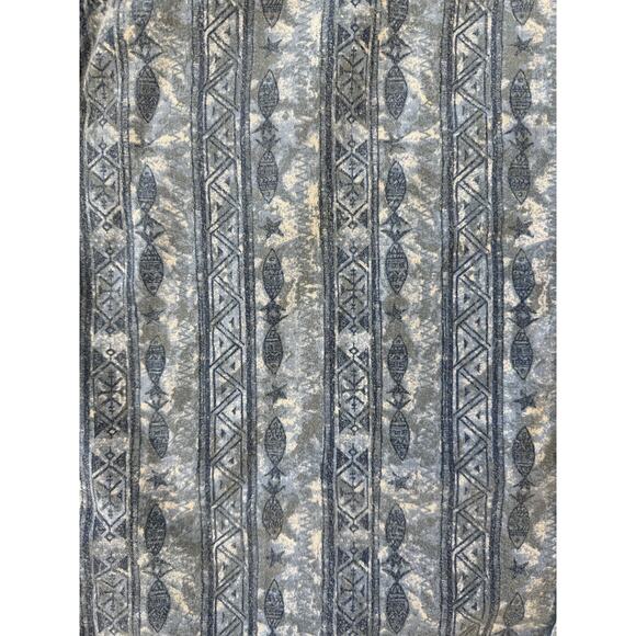 Vintage Woolrich Men XL Camp Shirt Button Up All Over Fish Pattern Short Sleeve - Picture 5 of 7